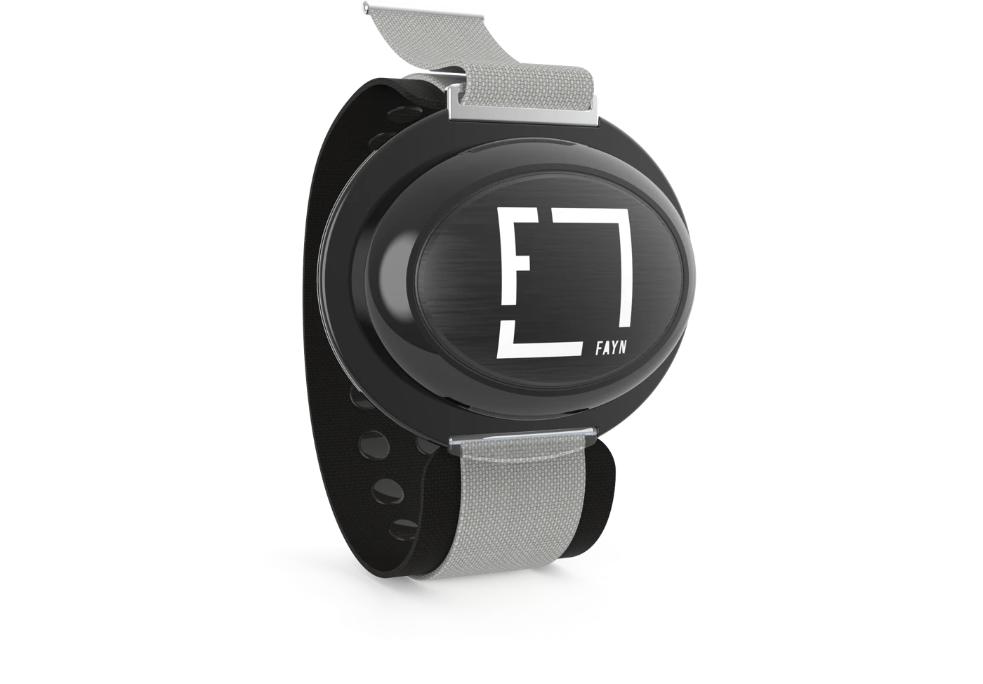 Shield with brushed black Fayn logo cover